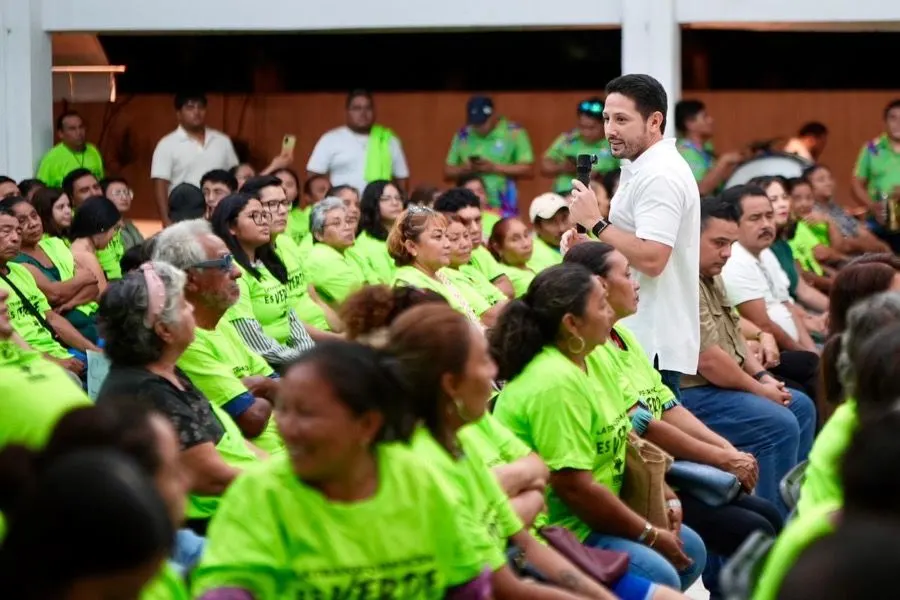 “Unidad y fuerza del Verde” | En visita a Chetumal Renán Sánchez Tajonar confirma que ya son 70 mil afiliados en Quintana Roo